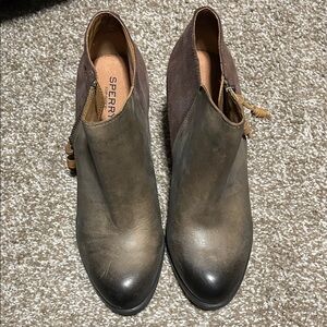 Sperry Women's Two-Tone Ankle Booties